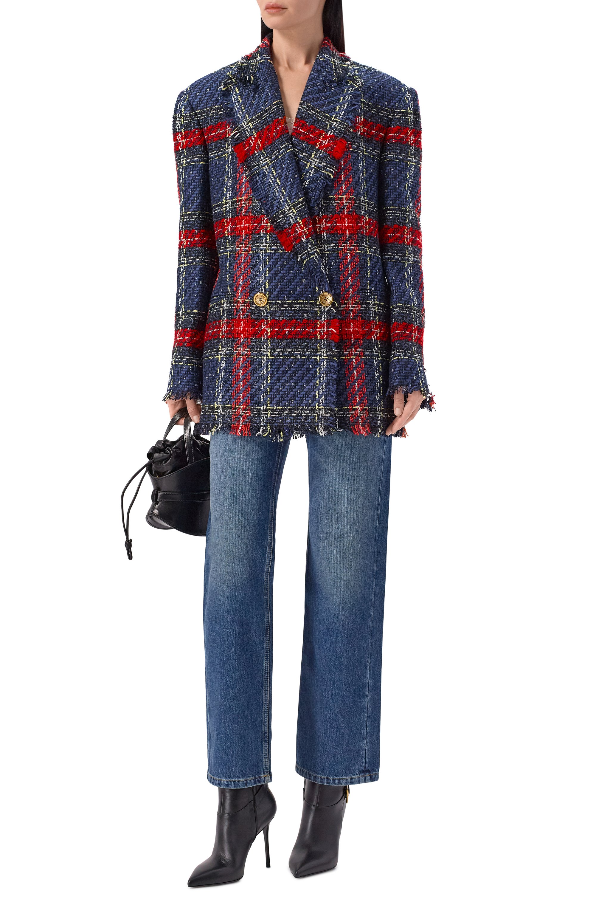 Твидовый жакет BALMAIN, арт. GF1SE183/XL68, фото 2