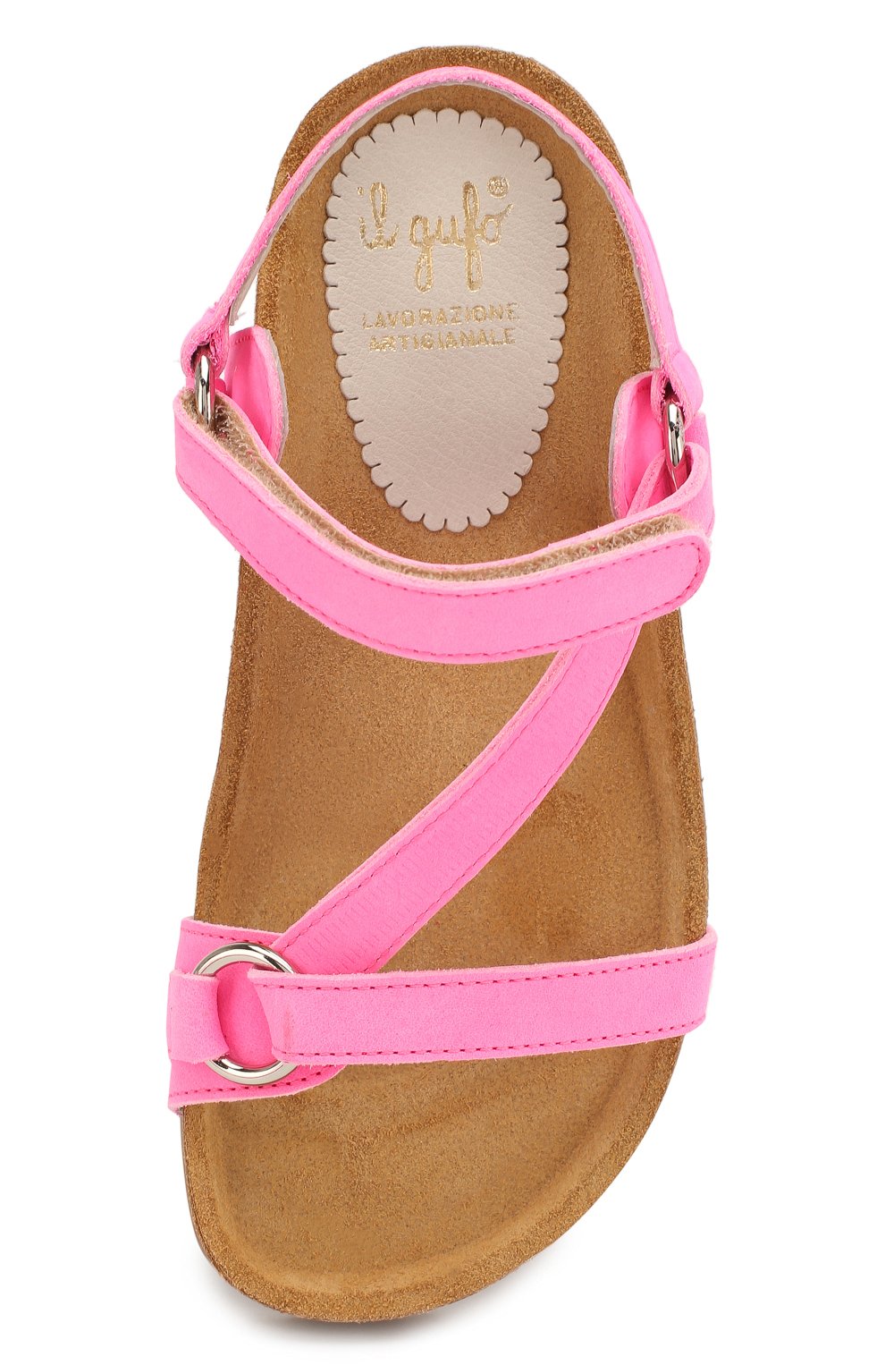 Кожаные сандалии IL GUFO, арт. G568/NABUK FLU0/31-34, фото 4