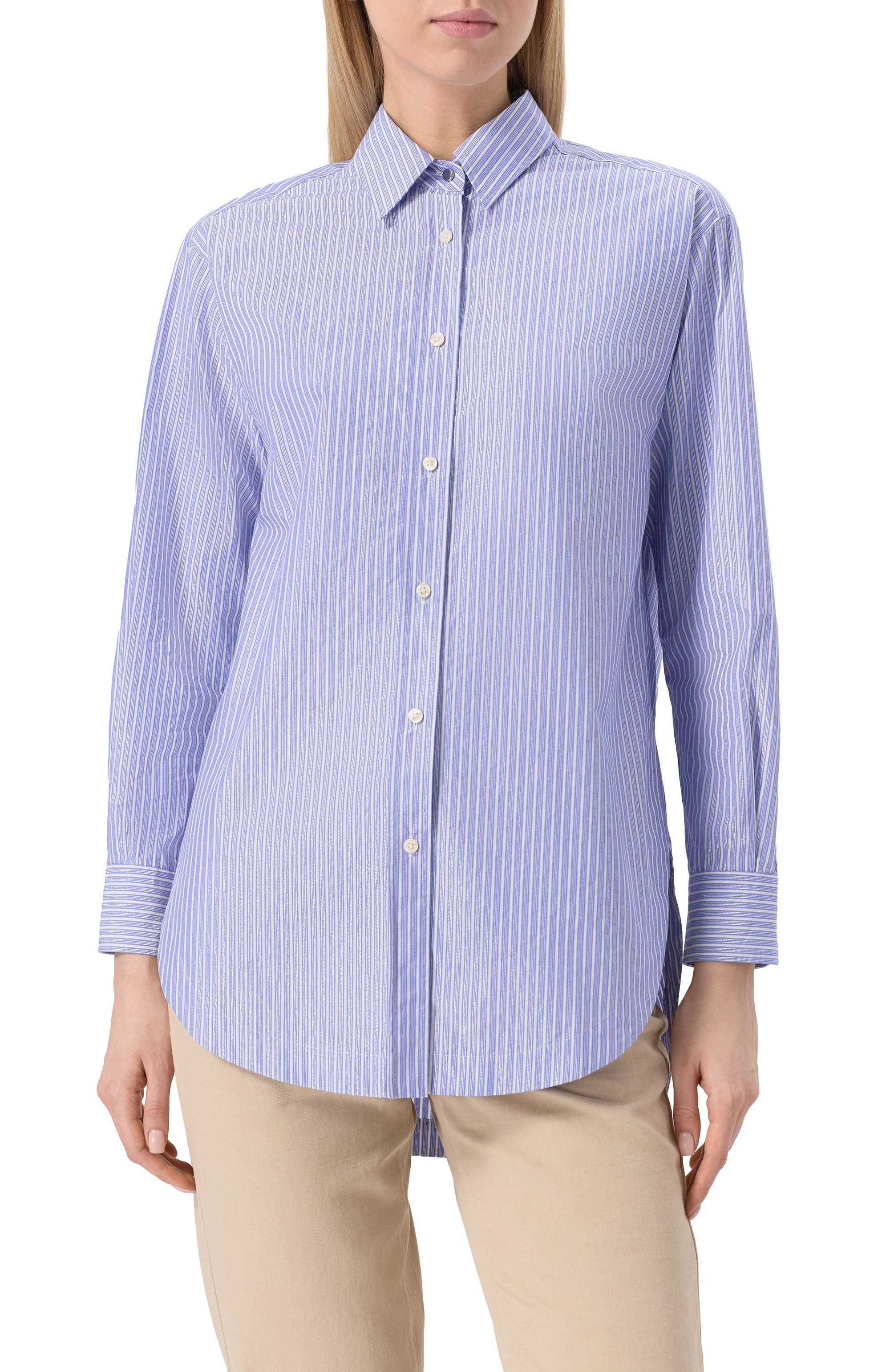 Хлопковая рубашка BOSS ORANGE, арт. 50531052, фото 3