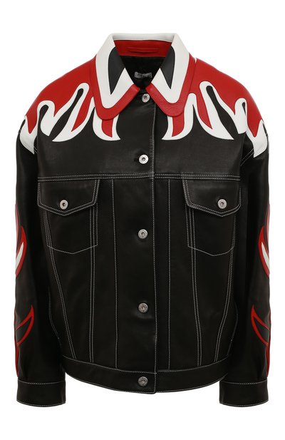 Кожаная куртка MIU MIU, арт. MPV766-1ZIZ-F0002, фото 1