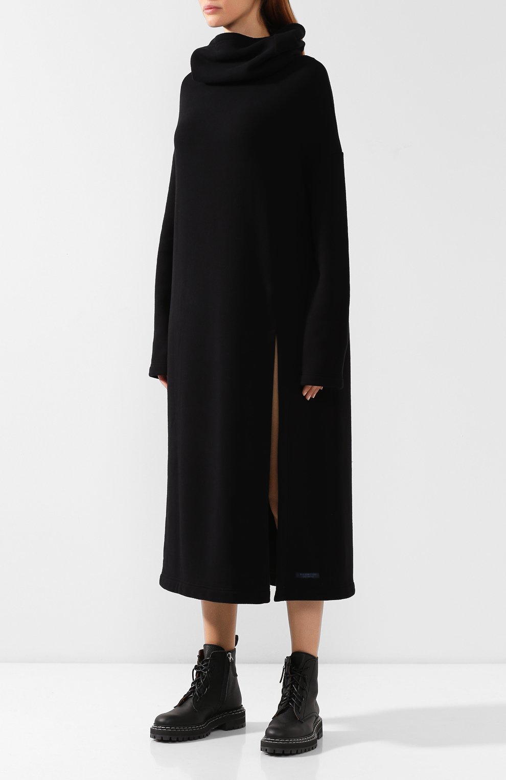 Хлопковое платье YOHJI YAMAMOTO, арт. FJ-T51-002, фото 3