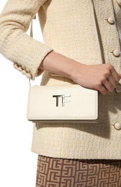 Сумка tf mini TOM FORD молочного цвета по цене 117500 руб., арт. S0342T-LCL104, фото 2 Сумка tf mini TOM FORD, арт. S0342T-LCL104, фото 2