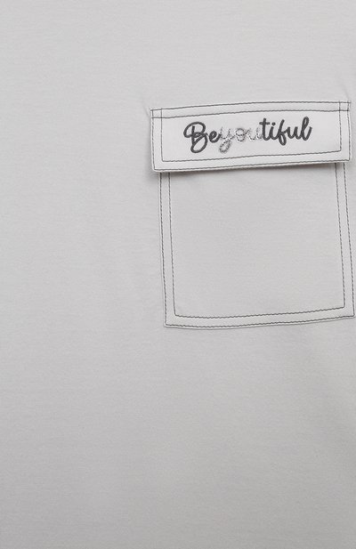 Хлопковая футболка BRUNELLO CUCINELLI, арт. B0A45T278C, фото 3