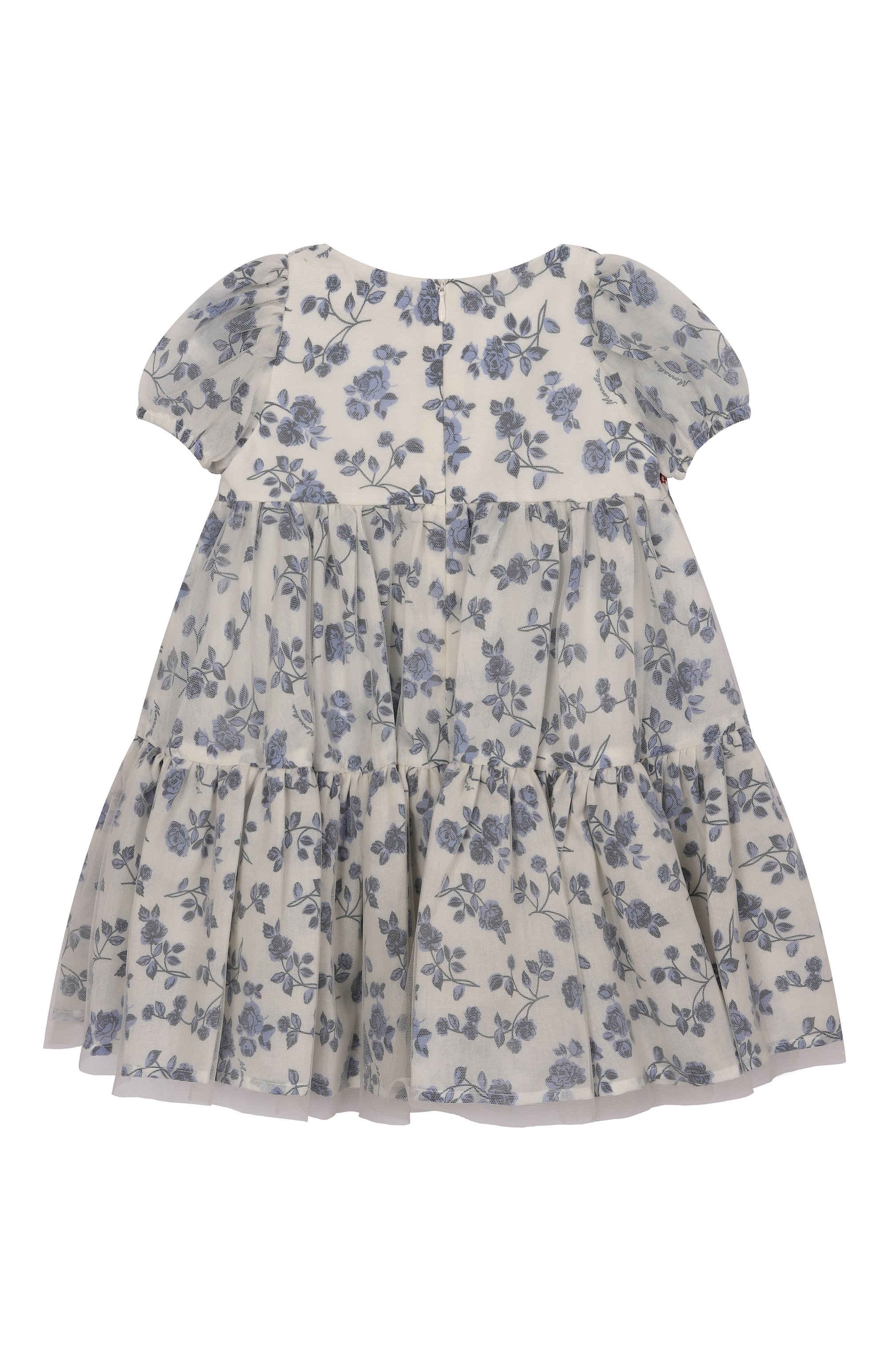 Платье из хлопка и шелка MONNALISA, арт. 11F907, фото 2