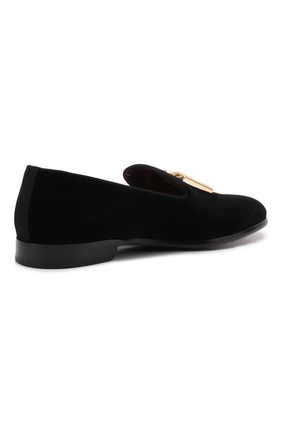 Текстильные лоферы leonardo DOLCE & GABBANA черного цвета по цене 87650 руб., арт. A50467/A6808, фото 5 Текстильные лоферы leonardo DOLCE & GABBANA, арт. A50467/A6808, фото 5