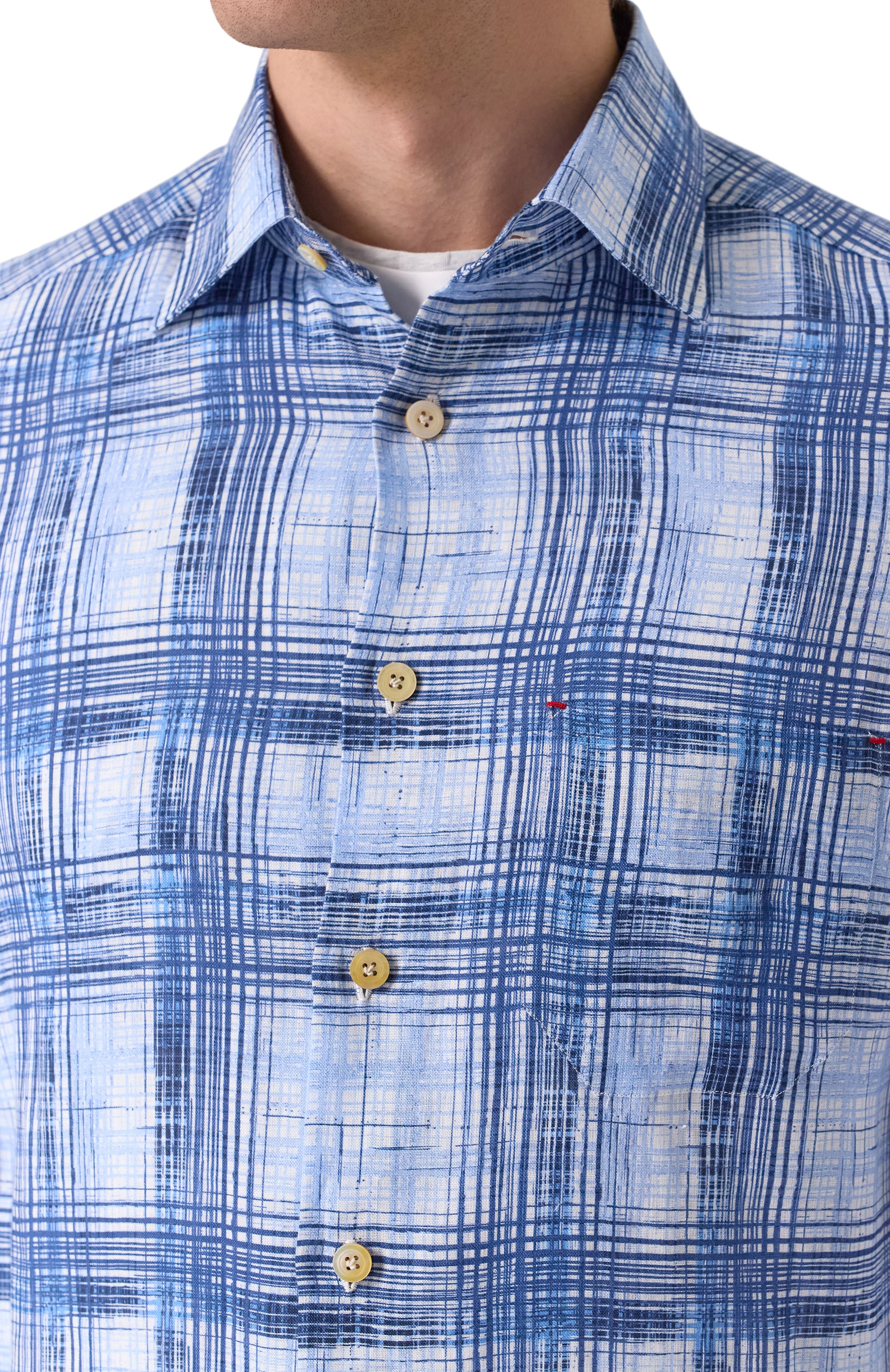 Льняная рубашка KITON, арт. UMCNERH0924407, фото 5