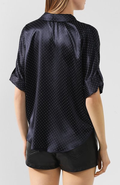 Шелковая рубашка SAINT LAURENT, арт. 611903/Y4A13, фото 4