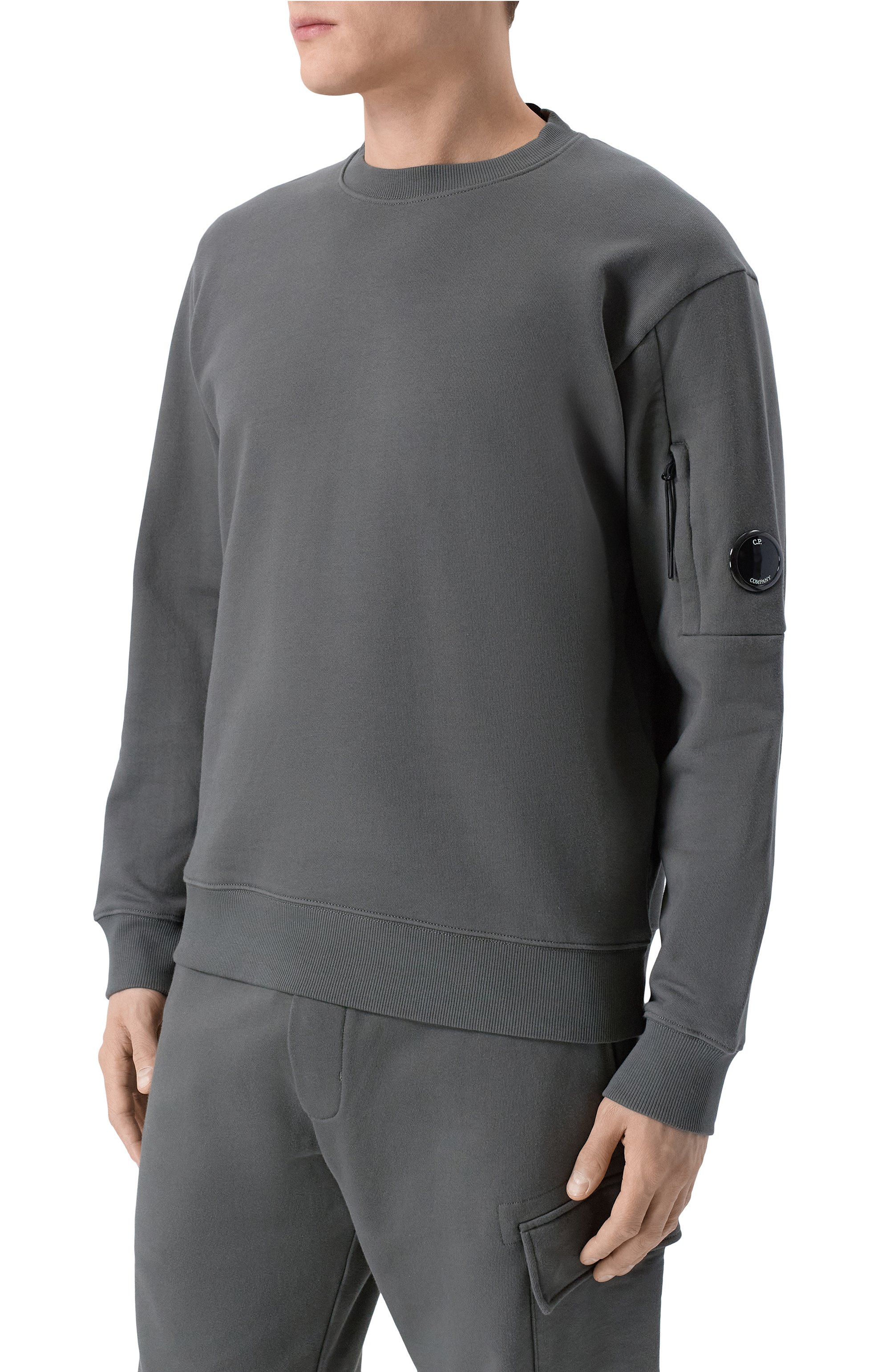 Хлопковый свитшот C.P. COMPANY, арт. 20CMSS713A/005086W,  фото 3