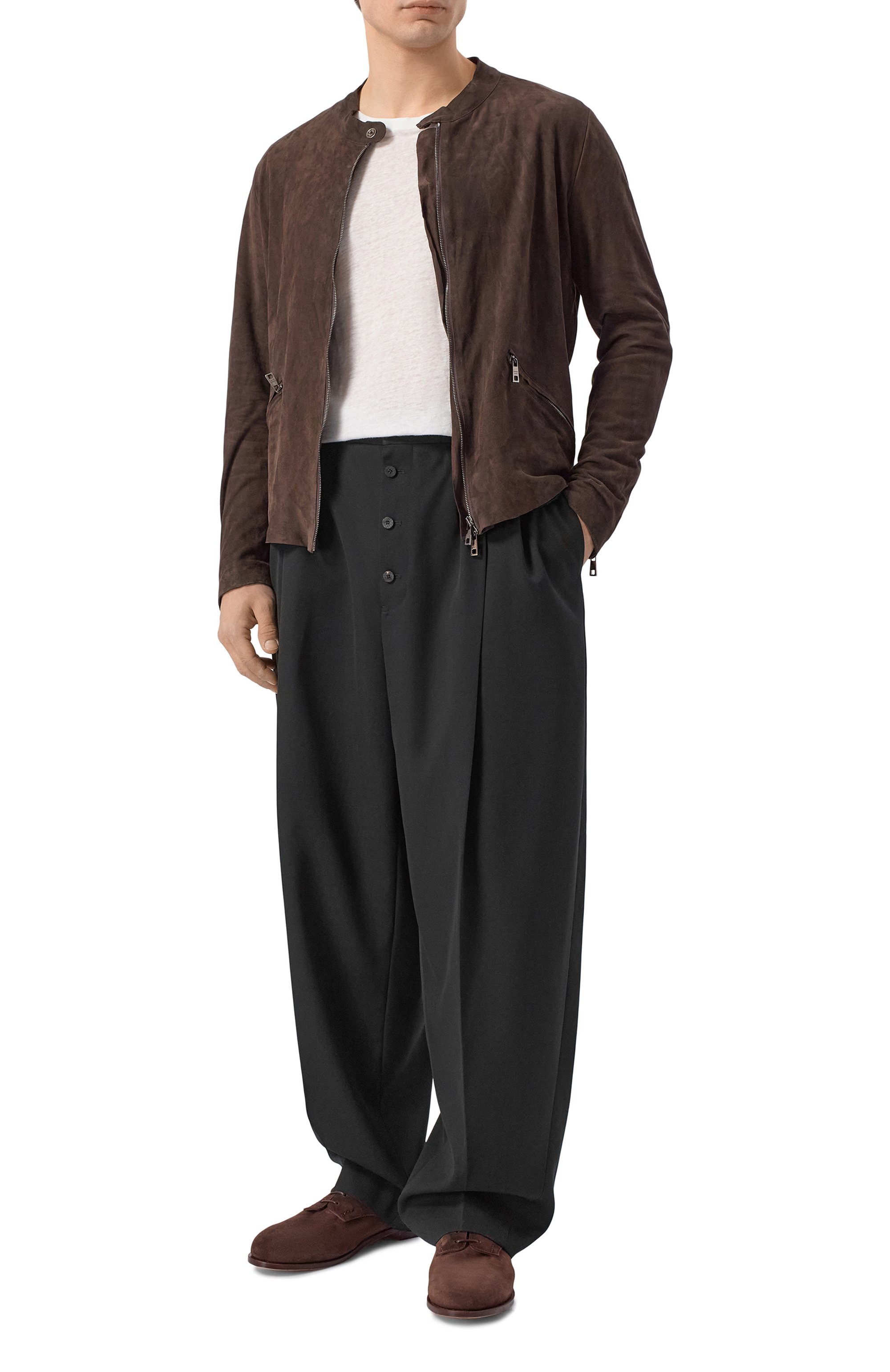 Замшевые дерби PREMIATA темно-коричневого цвета по цене 61300 руб., арт. 32431/PAPIL, фото 2 Замшевые дерби PREMIATA, арт. 32431/PAPIL, фото 2