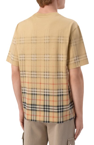 Хлопковая футболка BURBERRY, арт. 8119022, фото 4