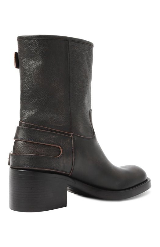 Кожаные ботинки Dakota Chloé CHC25A12FSY Чёрный  CHC25A12FSY Фото 5