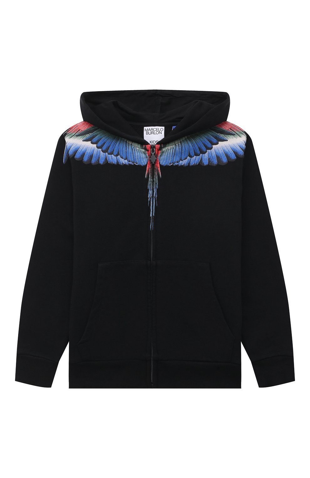 Хлопковая толстовка MARCELO BURLON KIDS OF MILAN, арт. CBBE001S22FLE003, фото 1