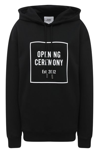Женский хлопковое худи OPENING CEREMONY, арт. YWBB004E20FLE001