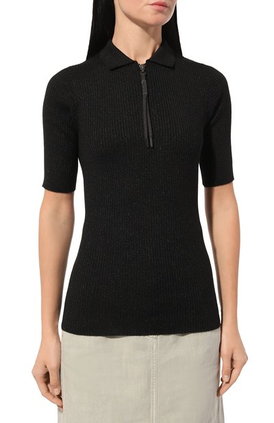 Поло из кашемира и шелка BRUNELLO CUCINELLI, арт. M41835505P, фото 3