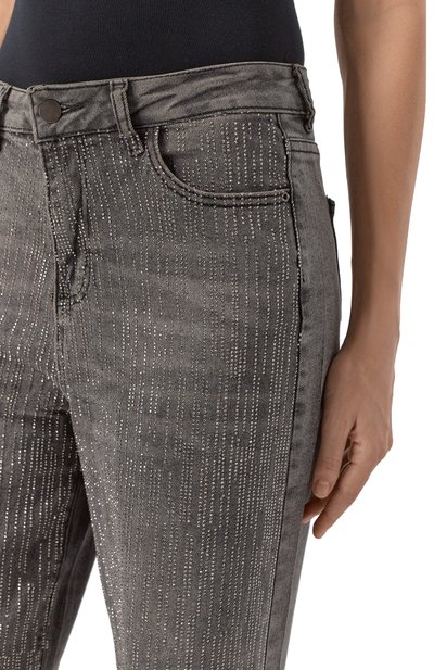 Джинсы с отделкой стразами SASHA KIM, арт. УТ-00001794, фото 5