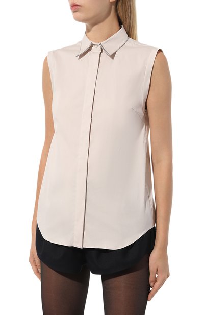 Хлопковая рубашка BRUNELLO CUCINELLI, арт. M0091MA616, фото 3