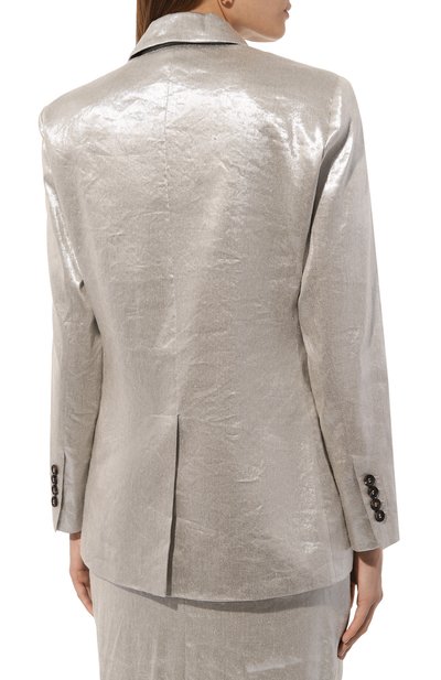 Льняной жакет BRUNELLO CUCINELLI, арт. ML1552137, фото 4