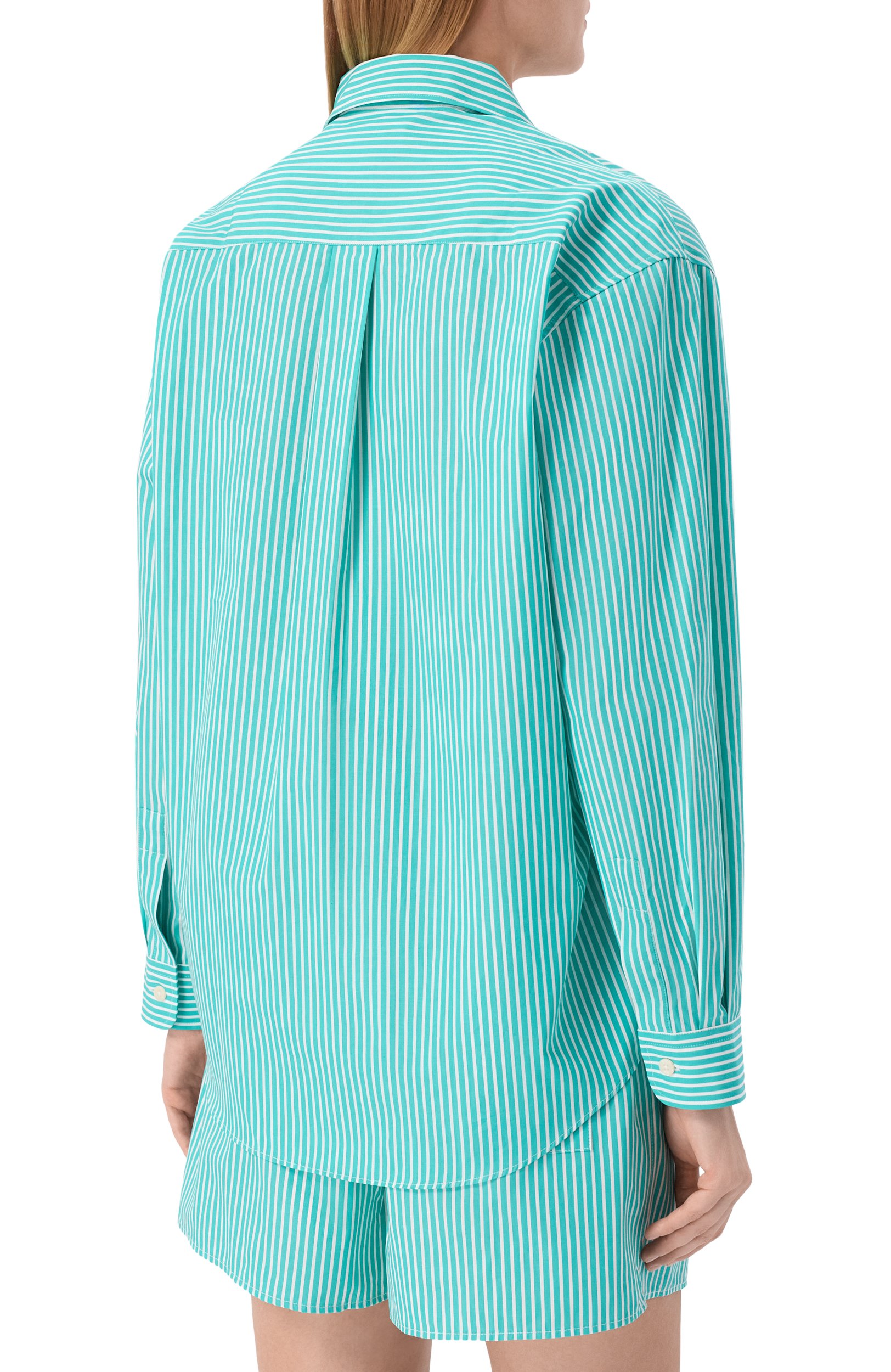 Хлопковая рубашка SPORTY AND RICH, арт. SI006712243GR62, фото 4