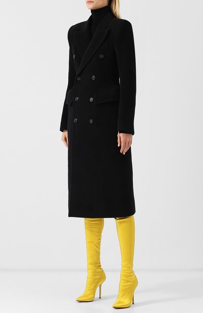 Приталенное двубортное пальто из шерсти BALENCIAGA, арт. 479864/TBU05, фото 3