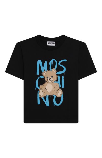 Хлопковая футболка MOSCHINO, арт. HNM05G/LAA20/4-8