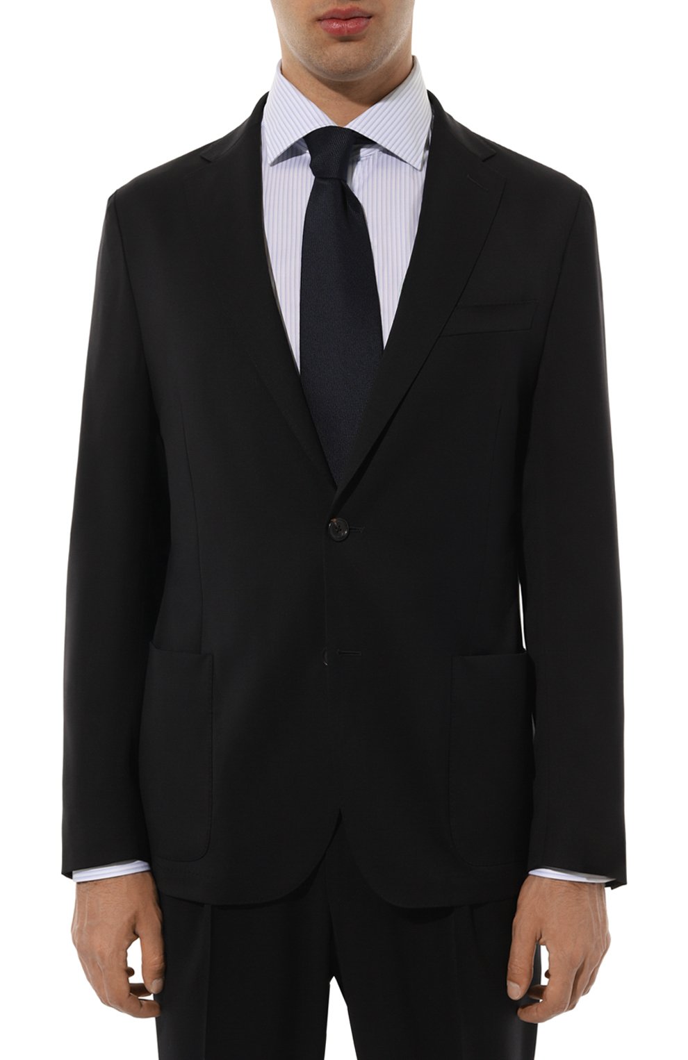 Шерстяной костюм CORNELIANI темно-синего цвета по цене 159000 руб., арт. 94X007-9418250_SET, фото 3 Шерстяной костюм CORNELIANI, арт. 94X007-9418250_SET, фото 3