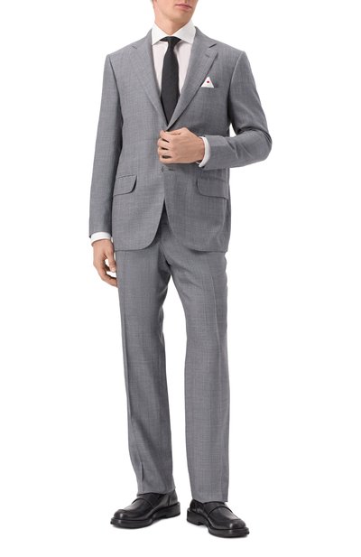 Мужской костюм из кашемира и шелка KITON, арт. UA81K0600E15