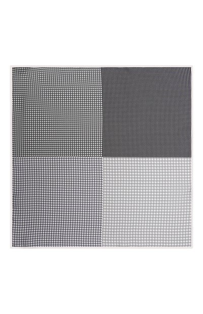 Шелковый платок LANVIN серого цвета по цене 7995 руб., арт. 5832/HANDKERCHIEF, фото 2 Шелковый платок LANVIN, арт. 5832/HANDKERCHIEF, фото 2