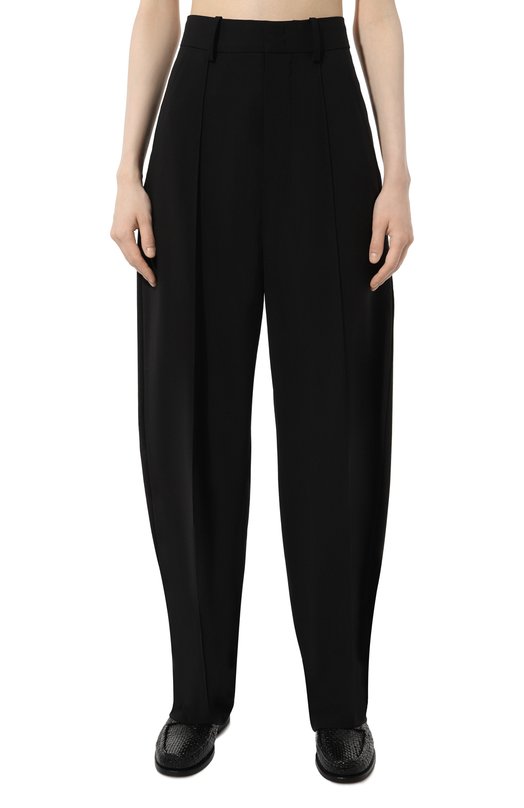 Шерстяные брюки Isabel Marant PA0/032FC-B1F01I Чёрный  PA0/032FC-B1F01I Фото 3