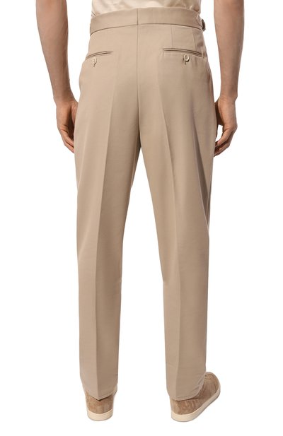 Брюки из хлопка и шерсти BRUNELLO CUCINELLI, арт. ME262M5030, фото 4