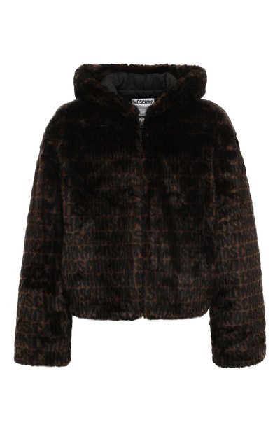 Мужская шуба из экомеха MOSCHINO, арт. A0624/7669