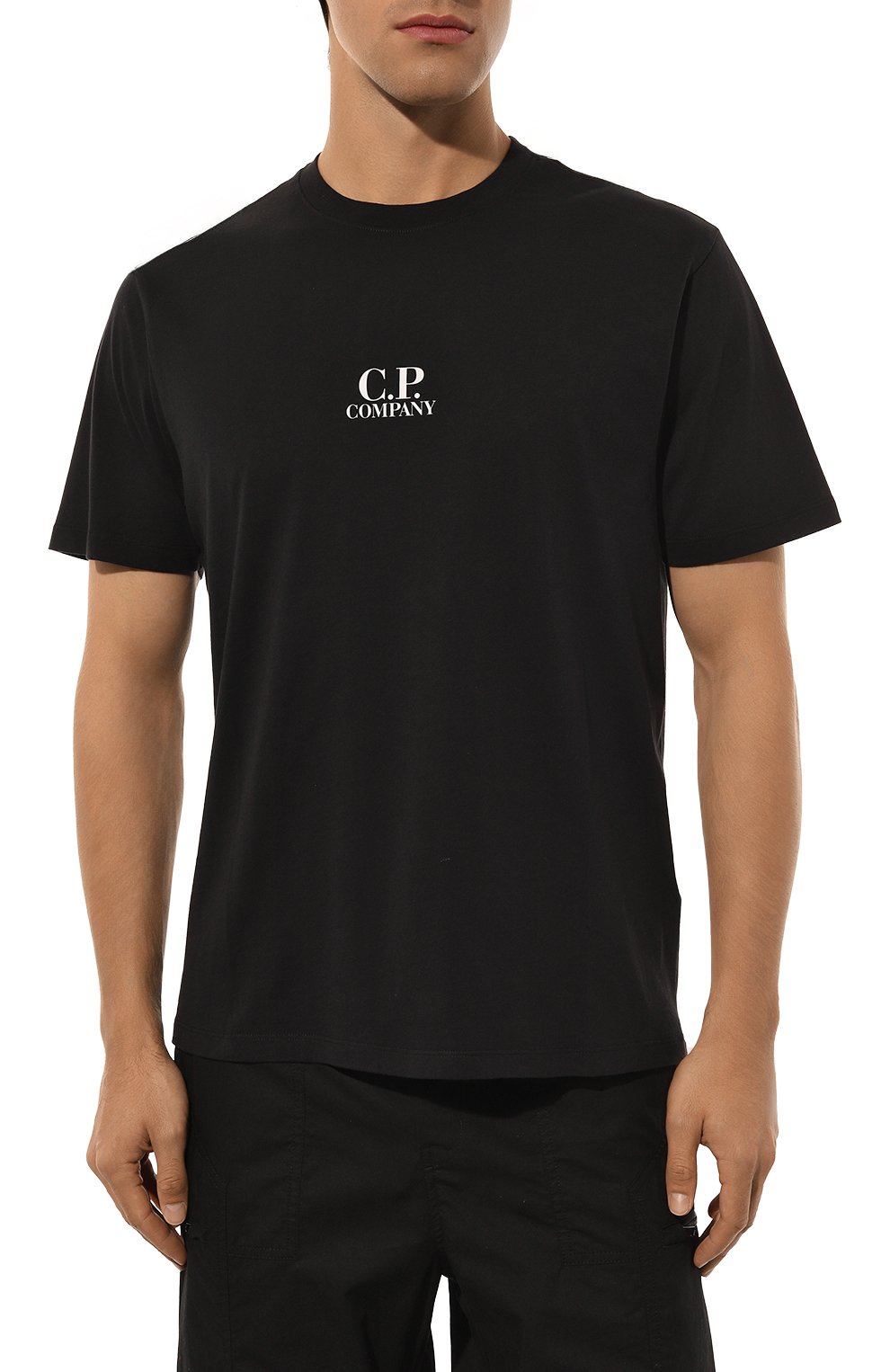 Хлопковая футболка C.P. COMPANY, арт. 17CMTS167A005100W, фото 3