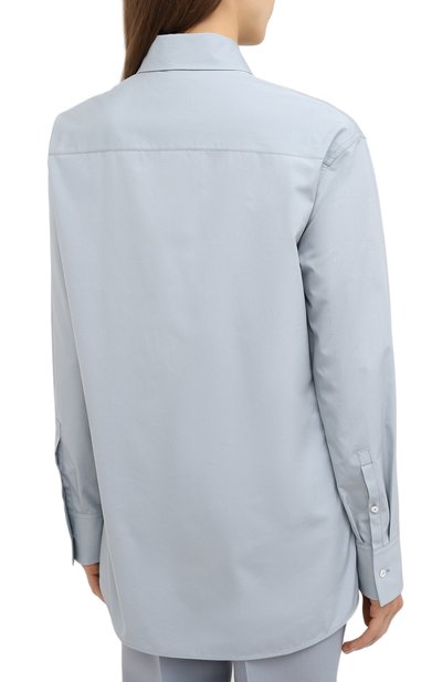 Хлопковая рубашка JIL SANDER, арт. JSPR602405-WR244300, фото 4