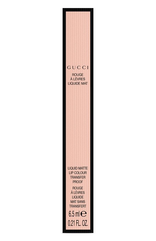 фото Жидкая губная помада rouge à lèvres liquide mat, оттенок 505 janet rust gucci