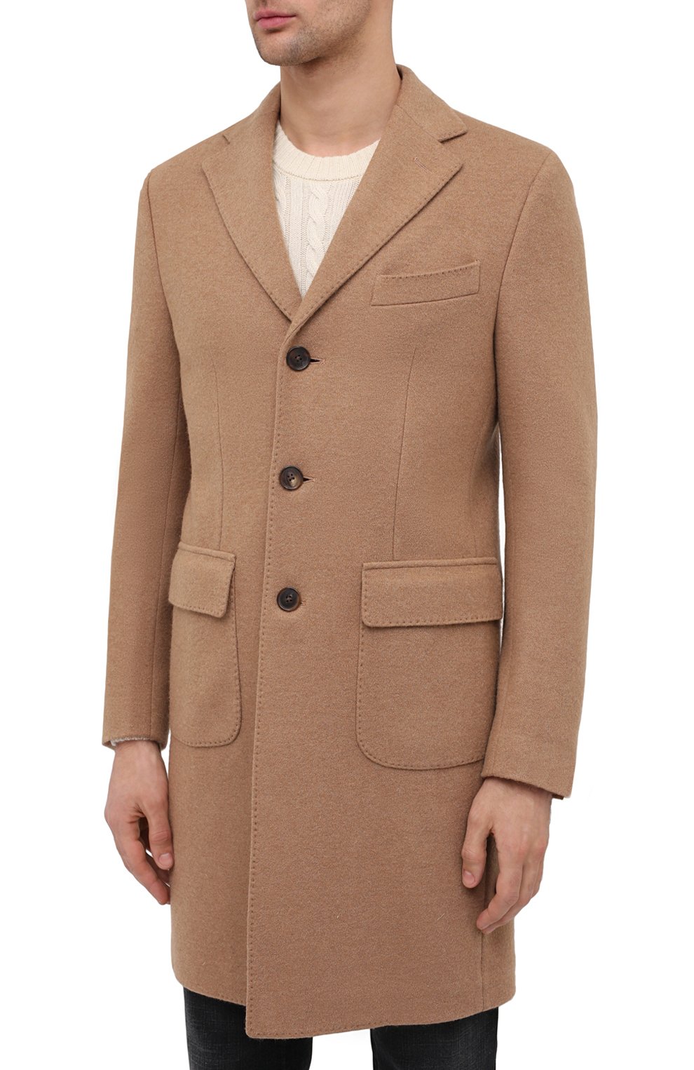 Шерстяное пальто CORNELIANI, арт. 861214-0812800/00, фото 3