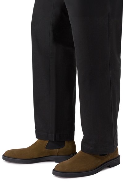 Замшевые челси calev BOSS хаки цвета по цене 34950 руб., арт. 50552528, фото 3 Замшевые челси calev BOSS, арт. 50552528, фото 3