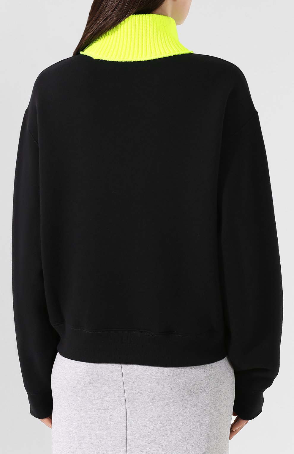 Хлопковый свитер ALEXANDERWANG.T черного цвета по цене 27500 руб., арт. 4CC2191087, фото 4 Хлопковый свитер ALEXANDERWANG.T, арт. 4CC2191087, фото 4
