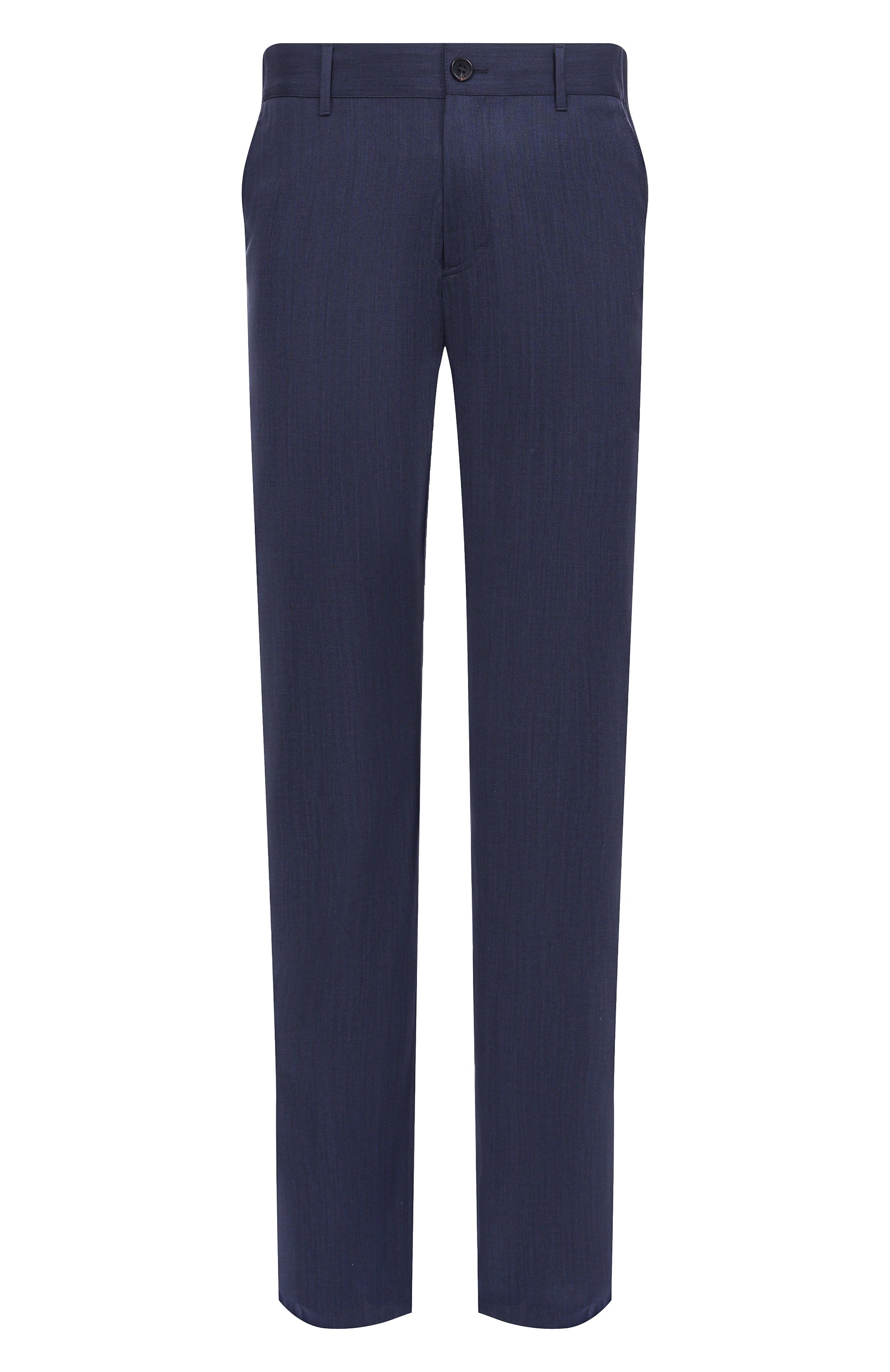 Шерстяные брюки ZILLI темно-синего цвета по цене 87550 руб., арт. CP801BM028660014U, фото 1 Шерстяные брюки ZILLI, арт. CP801BM028660014U, фото 1