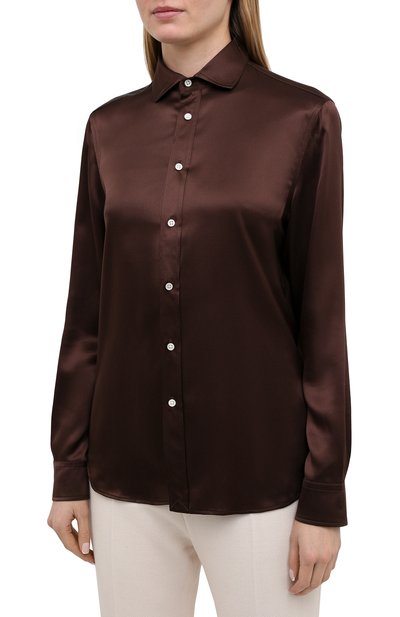 Атласная рубашка POLO RALPH LAUREN, арт. 211798122, фото 3