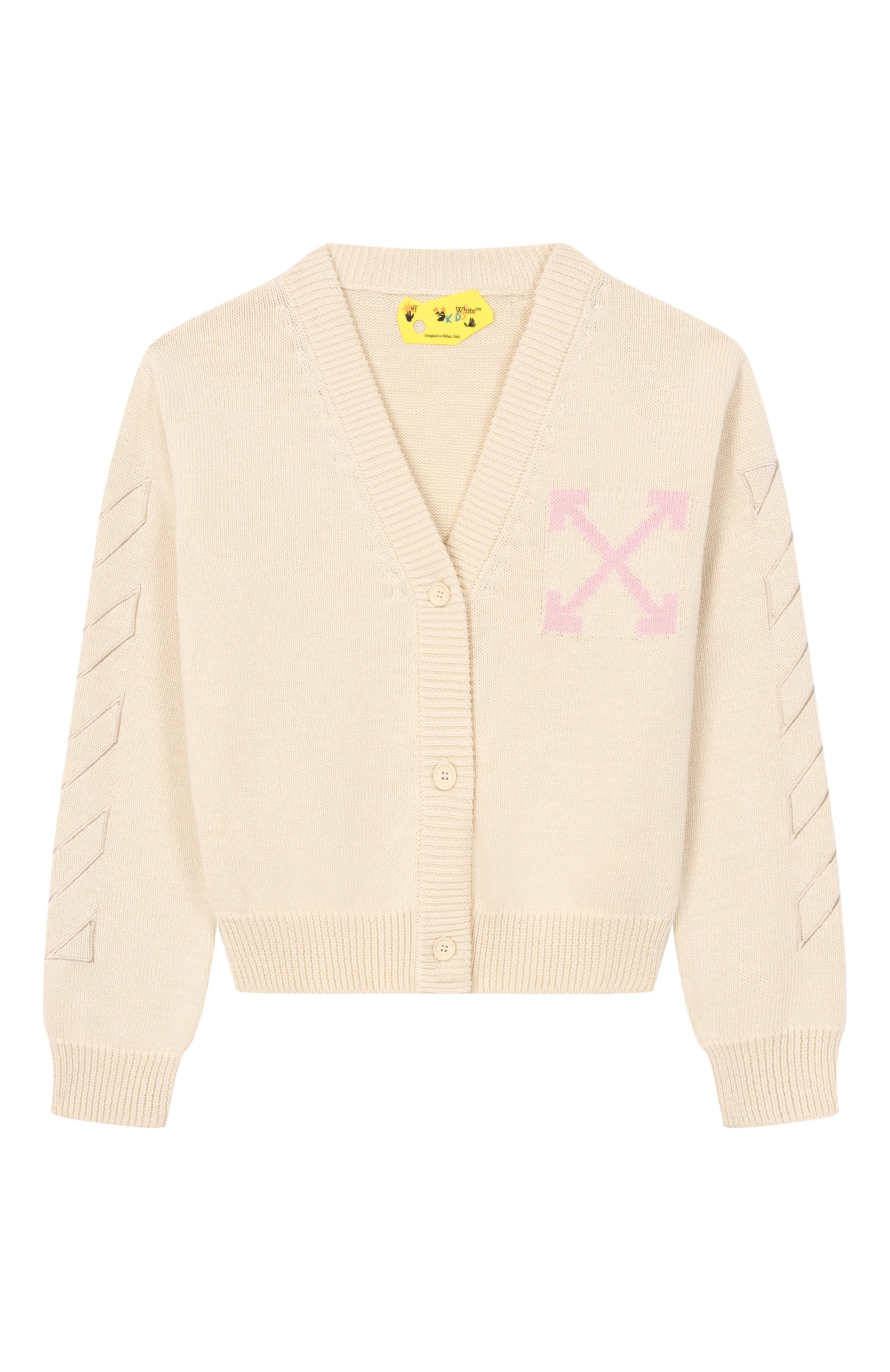 Хлопковый кардиган OFF-WHITE, арт. 0GHB002S26KNI001_001, фото 1