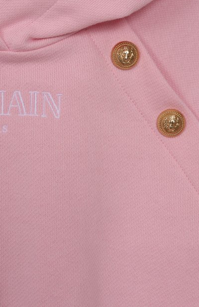 Хлопковое худи BALMAIN, арт. BW4A30, фото 3