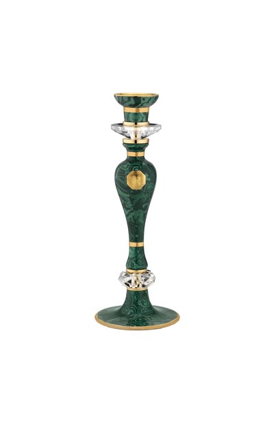 Подсвечник на одну свечу royal malachite STEFANO RICCI, арт. 0A01CANDLE/MLCH01/C. 6037
