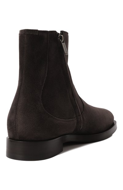 Замшевые сапоги BRUNELLO CUCINELLI темно-серого цвета по цене 149500 руб., арт. MZUPEAV716, фото 5 Замшевые сапоги BRUNELLO CUCINELLI, арт. MZUPEAV716, фото 5