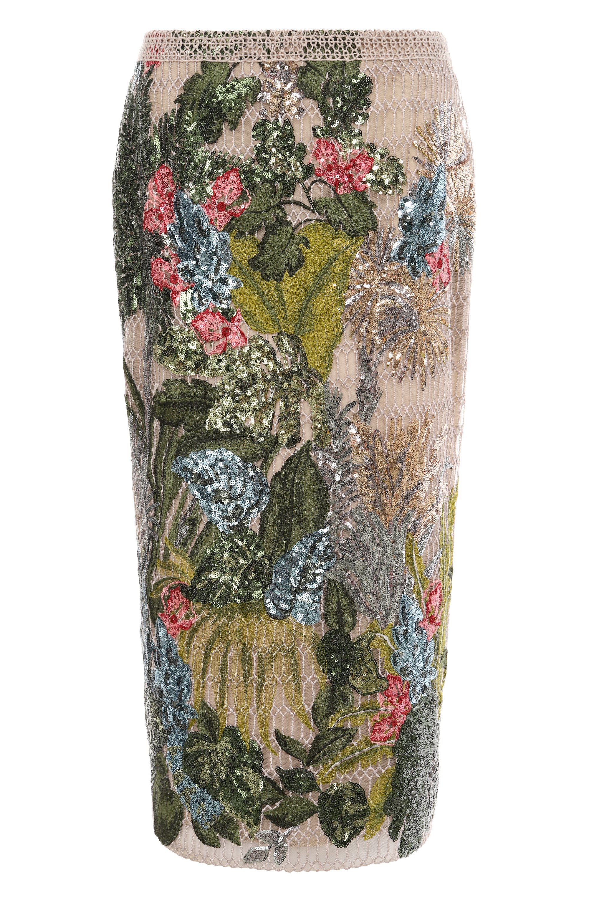 Юбка с отделкой пайетками ELIE SAAB, арт. SK161NS25/YA036, фото 1