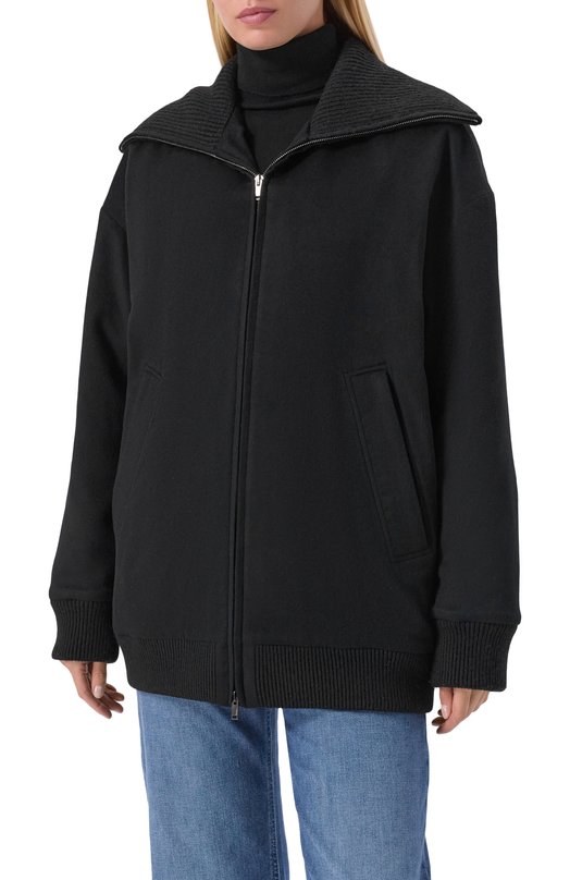 Пуховый кашемировый бомбер MVST M25.1PW.0002/PIACENZA 5824/20/2 Чёрный  M25.1PW.0002/PIACENZA 5824/20/2 Фото 3