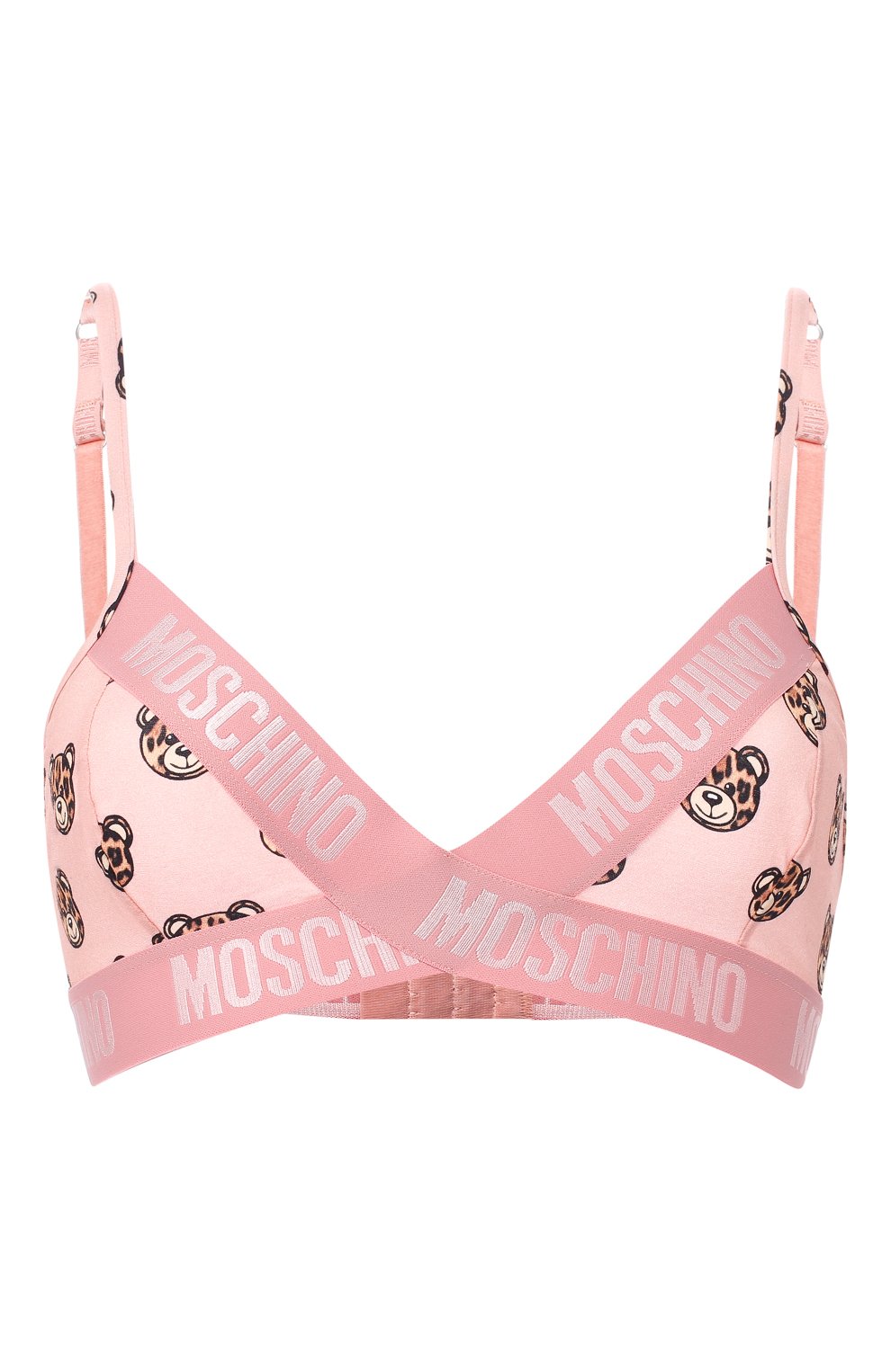 Бюстгальтер с мягкой чашкой MOSCHINO розового цвета по цене 8190 руб., арт. A4650/9015, фото 1 Бюстгальтер с мягкой чашкой MOSCHINO, арт. A4650/9015, фото 1
