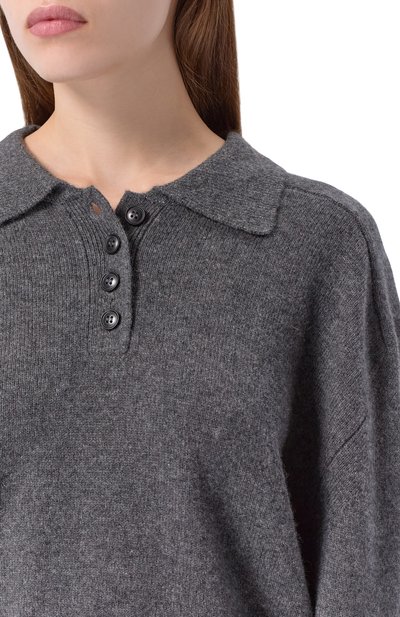 Кашемировое поло LOULOU DE SAISON, арт. H0MERE LDS, фото 5