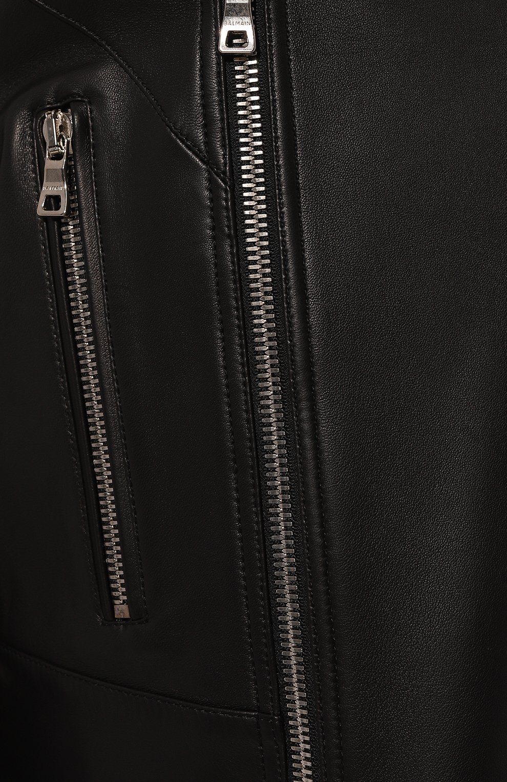 Кожаная куртка BALMAIN, арт. YH1TD170LB24, фото 5