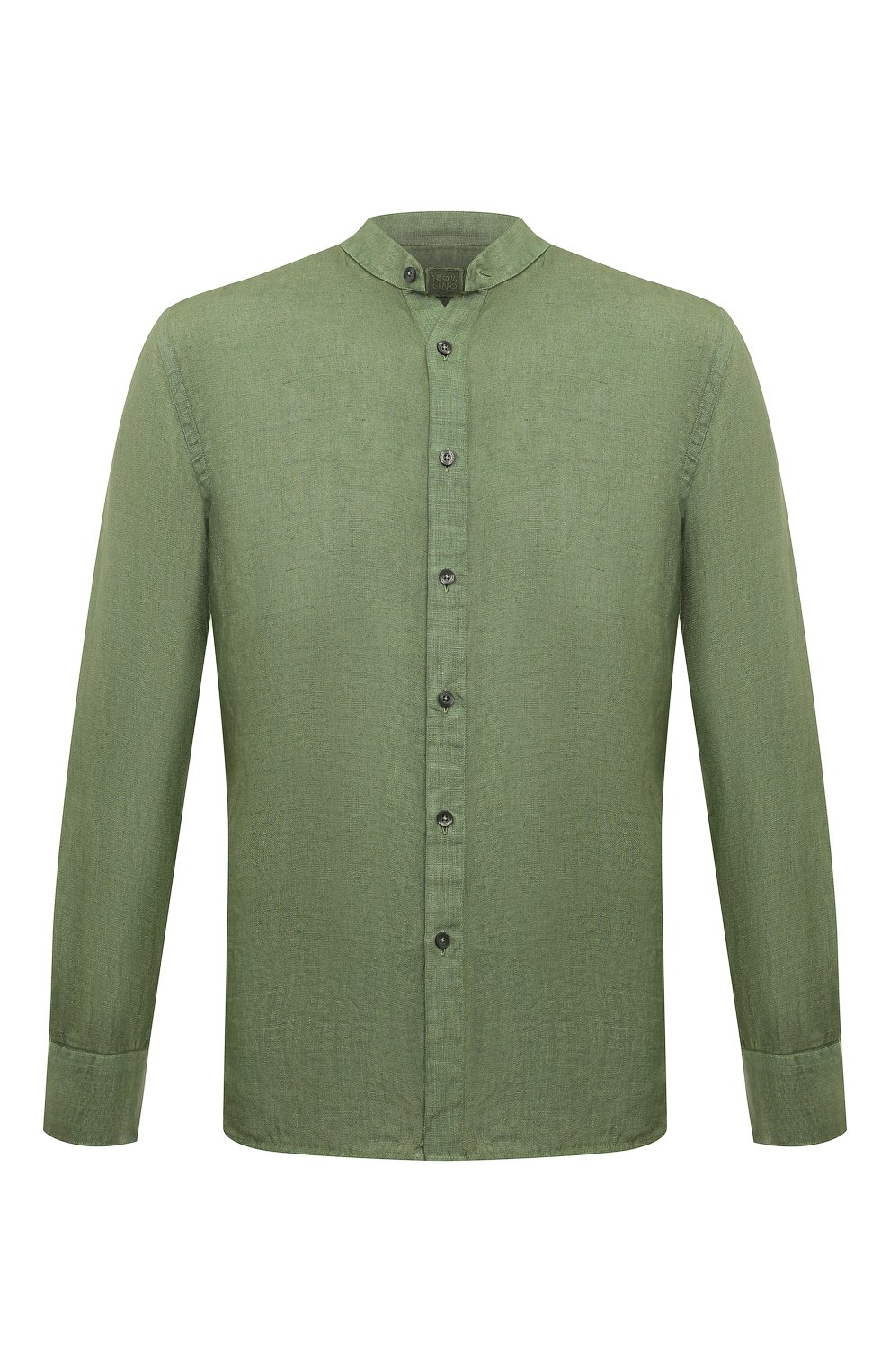 Льняная рубашка 120% LINO хаки цвета по цене 25600 руб., арт. 31ALIM1159/0000115/S00, фото 1 Льняная рубашка 120% LINO, арт. 31ALIM1159/0000115/S00, фото 1