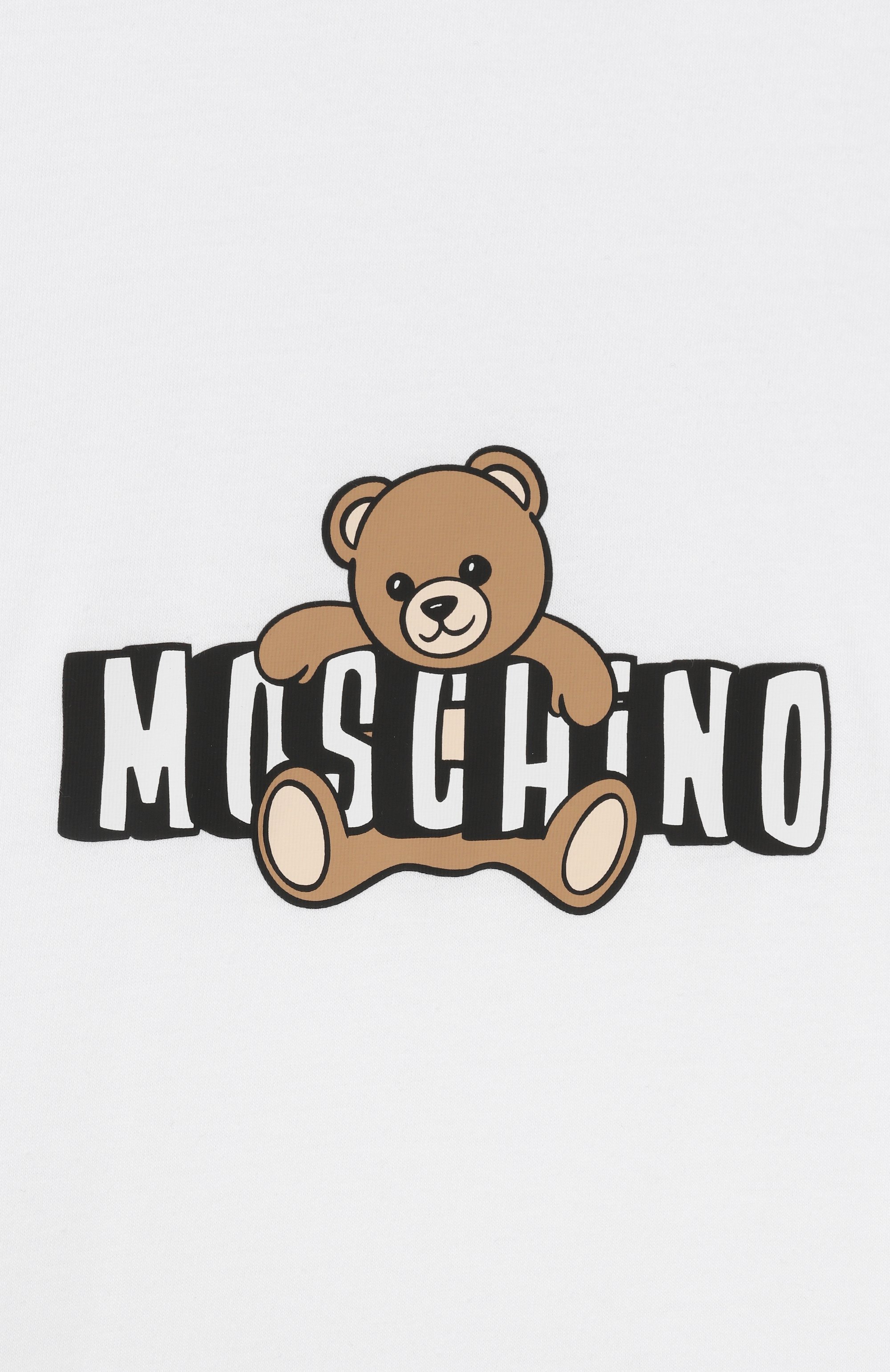 Хлопковая футболка MOSCHINO, арт. HZM058/LAA03, фото 3