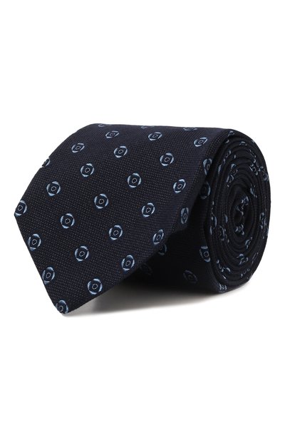 Галстук из хлопка и шелка LUIGI BORRELLI, арт. CR515085, фото 1